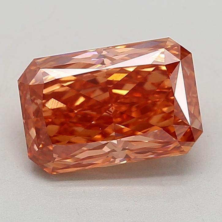 3.17 Ct. Fancy Vivid Pink Radiant Lab Grown Diamond