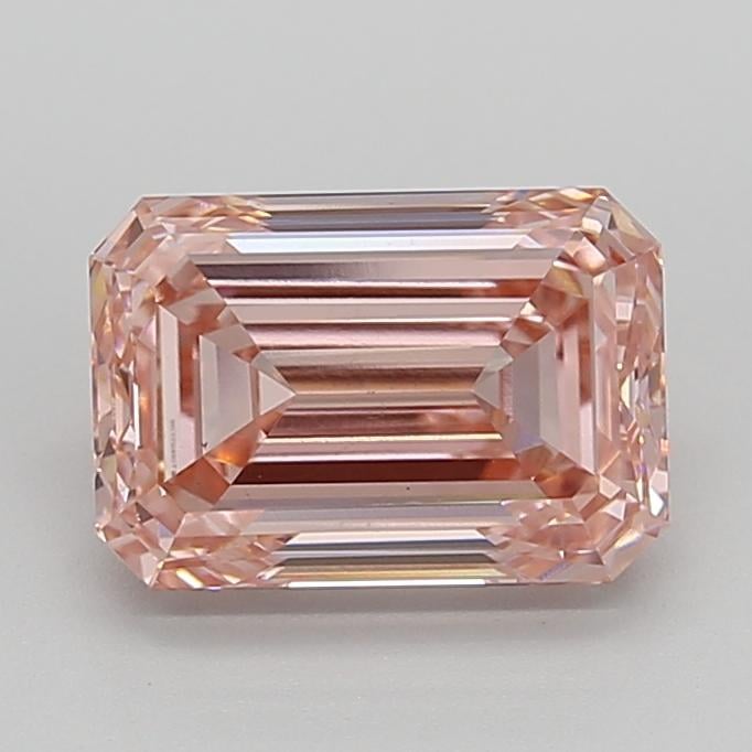 3.02 Ct. Fancy Intense  Pink Emerald Lab Grown Diamond