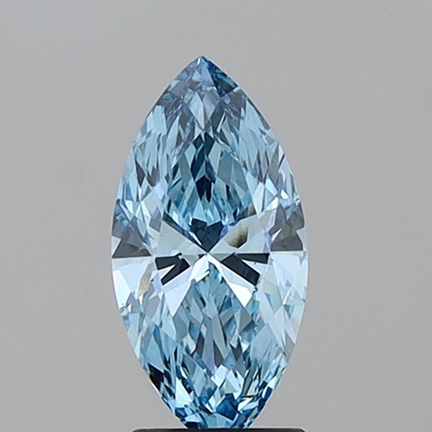 1.86 Ct. Fancy Vivid Blue Marquise Lab Grown Diamond