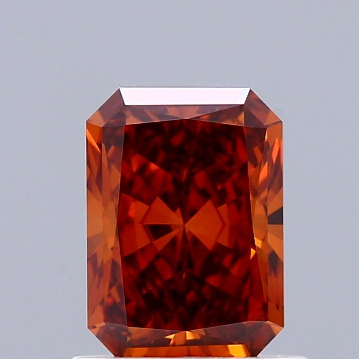 1.01 Ct. Fancy Vivid Orange Radiant Lab Grown Diamond