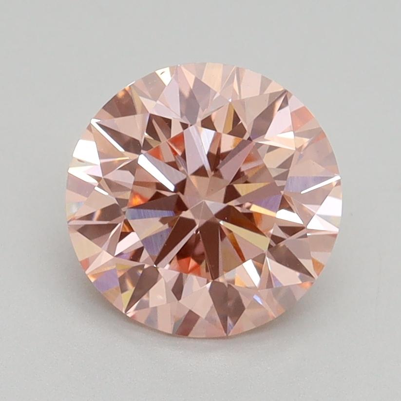 1.73 Ct. Fancy Intense Pink Round Lab Grown Diamond
