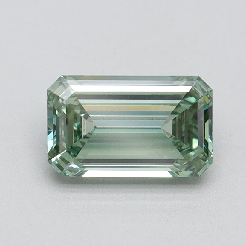 1.05 Ct. Fancy Intense Pacific Green Emerald Lab Grown Diamond