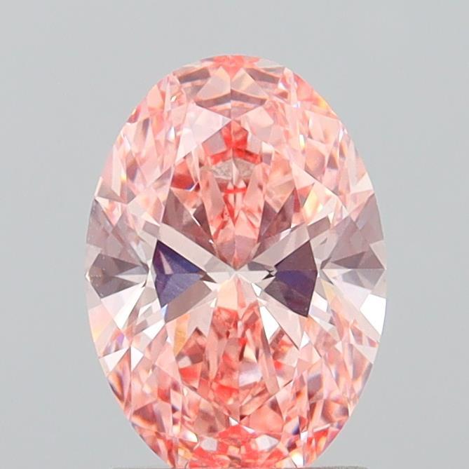 1.80 Ct. Fancy Vivid  Pink Oval Lab Grown Diamond