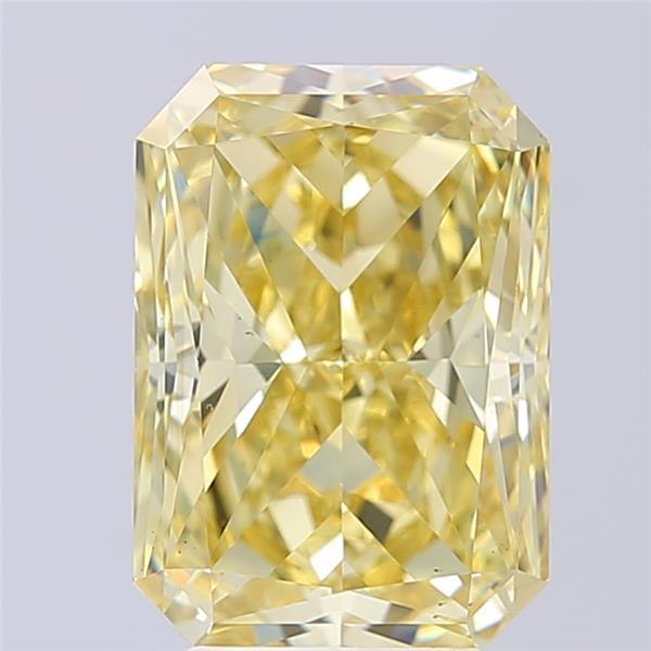 5.05 Ct. Fancy Intense Yellow Radiant Lab Grown Diamond