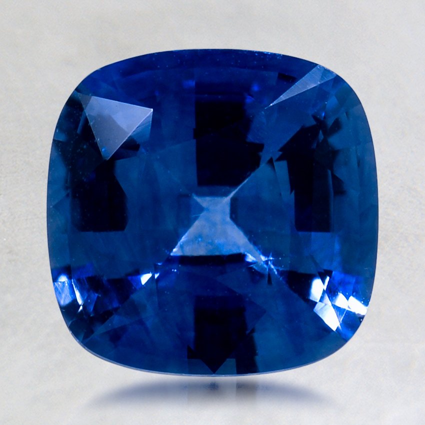 8mm Blue Cushion Sapphire