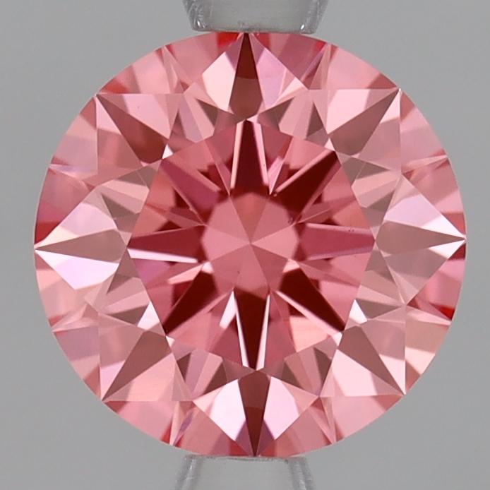 1.06 Ct. Fancy Vivid Pink Round Lab Grown Diamond