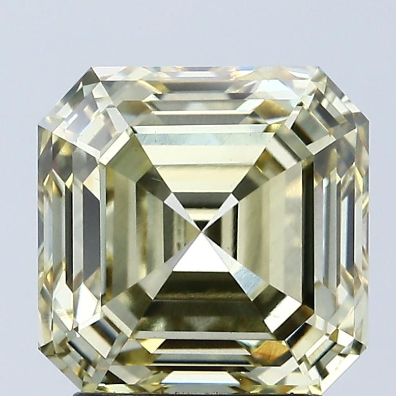 3.07 Ct. Fancy Intense Yellow Asscher Lab Grown Diamond