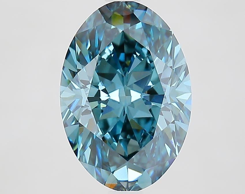 3.09 Ct. Fancy Vivid Pink Oval Lab Grown Diamond