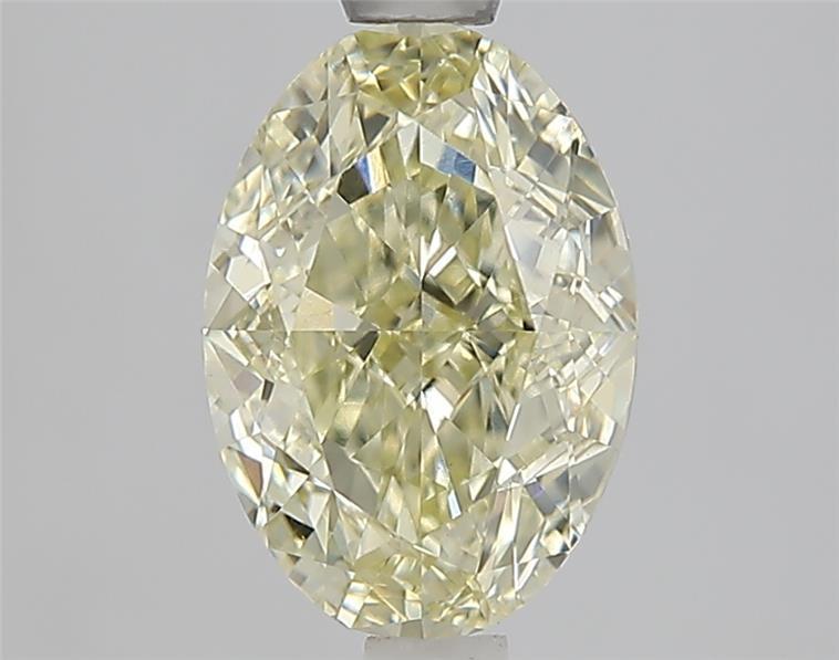 2.04 Ct. Fancy Light  Yellow Oval Lab Grown Diamond