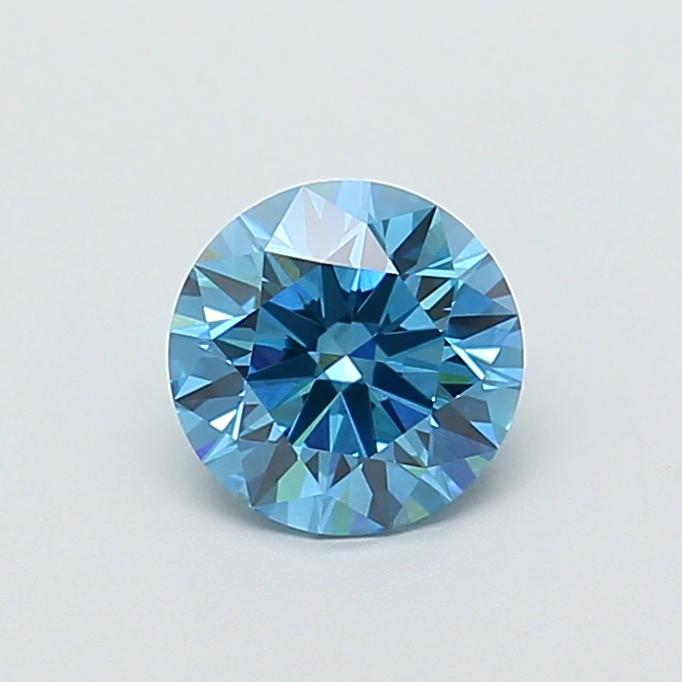 1.04 Ct. Fancy Vivid Blue Round Lab Grown Diamond