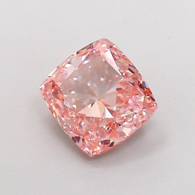 2.10 Ct. Fancy Intense Pink Cushion Lab Grown Diamond