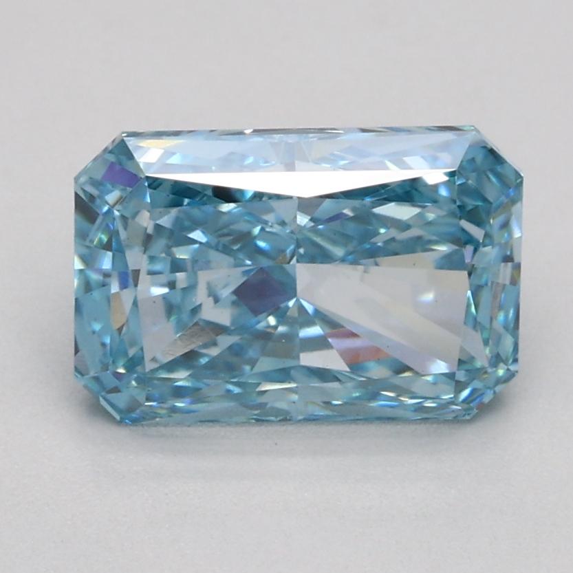 1.50 Ct. Fancy Vivid Blue Radiant Lab Grown Diamond