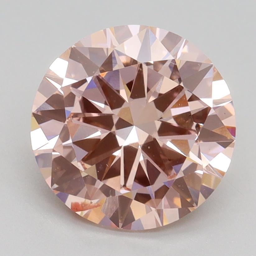 2.48 Ct. Fancy Intense Pink Round Lab Grown Diamond