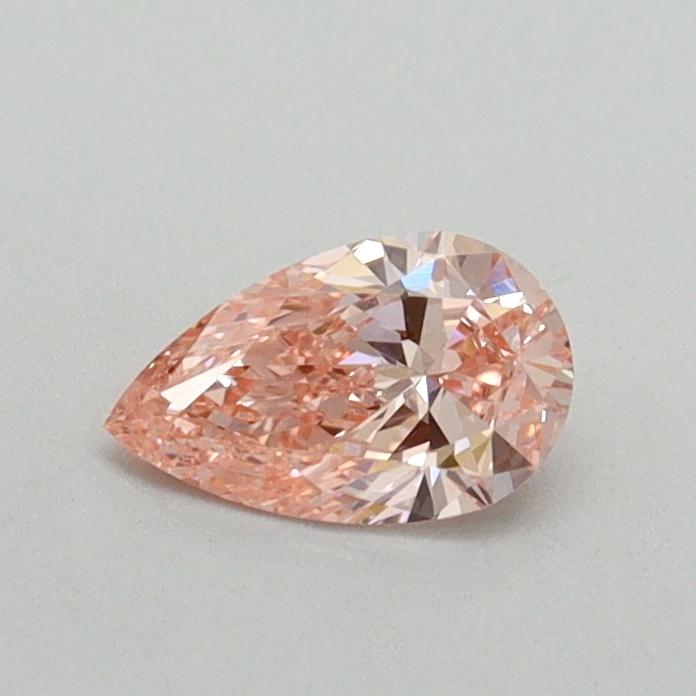 0.33 Ct. Fancy Vivid Pink Pear Lab Grown Diamond