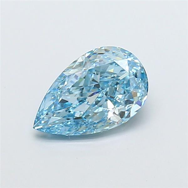 2.08 Ct. Fancy Vivid  Blue Pear Lab Grown Diamond