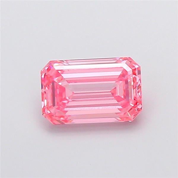 1.69 Ct. Fancy Vivid Pink Emerald Lab Grown Diamond