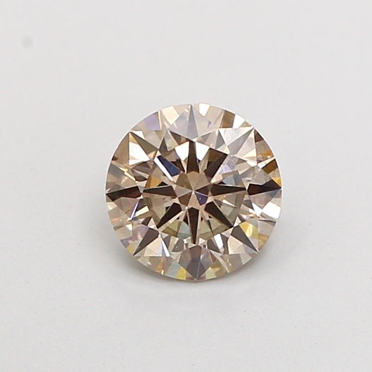 1.07 Ct. Fancy Light  Brown Round Lab Grown Diamond