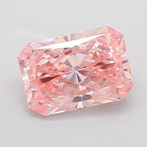 2.57 Ct. Fancy Vivid Pink Radiant Lab Grown Diamond