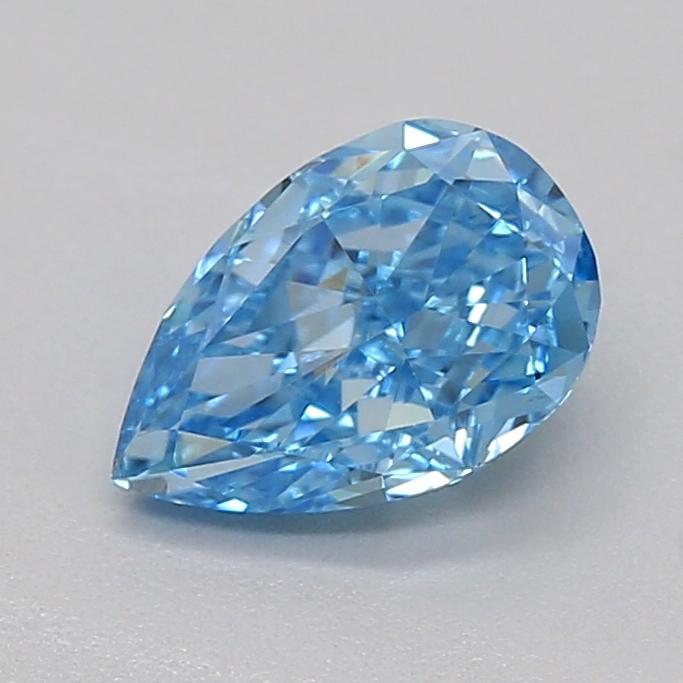 0.51 Ct. Fancy Blue Pear Lab Grown Diamond