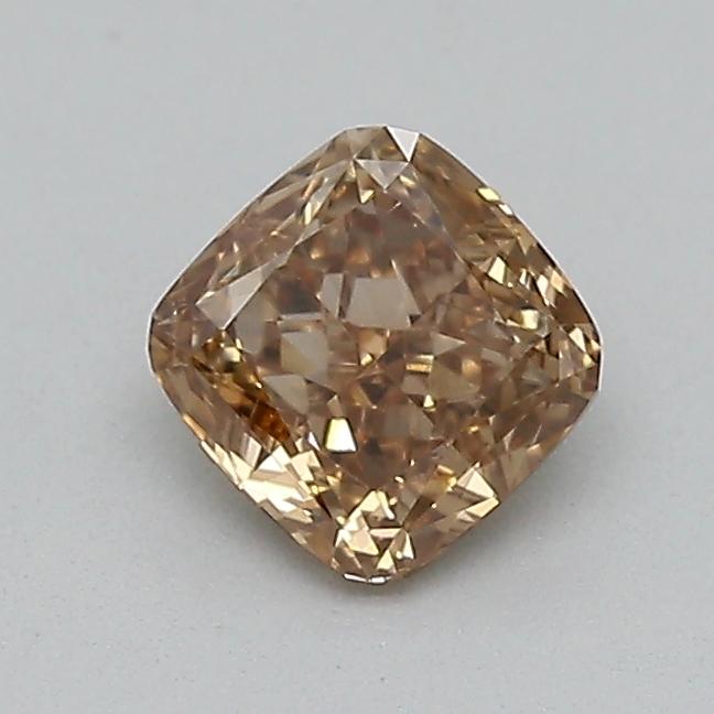 0.36 Ct. Light  Brown Cushion Lab Grown Diamond