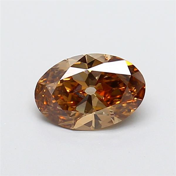 1.10 Ct. Fancy Brown Oval Lab Grown Diamond