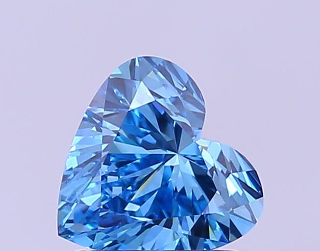 1.04 Ct. Fancy Vivid Blue Heart Lab Grown Diamond