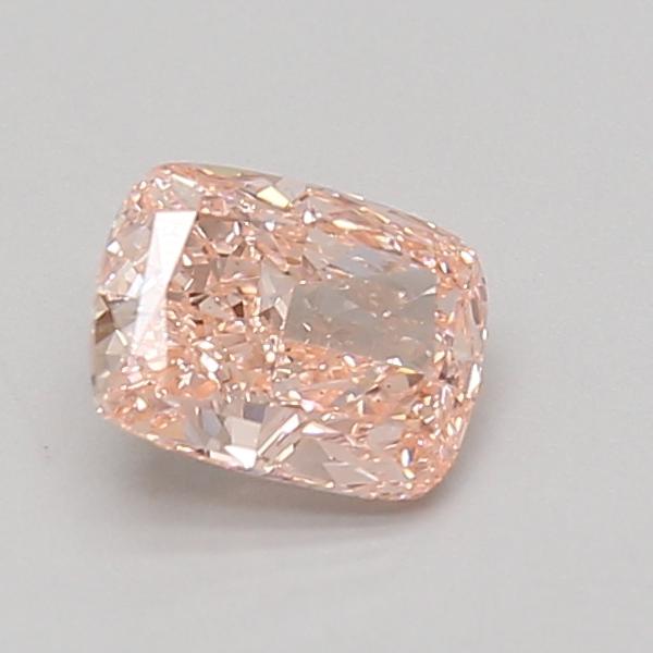0.90 Ct. Fancy Vivid Pink Cushion Lab Grown Diamond