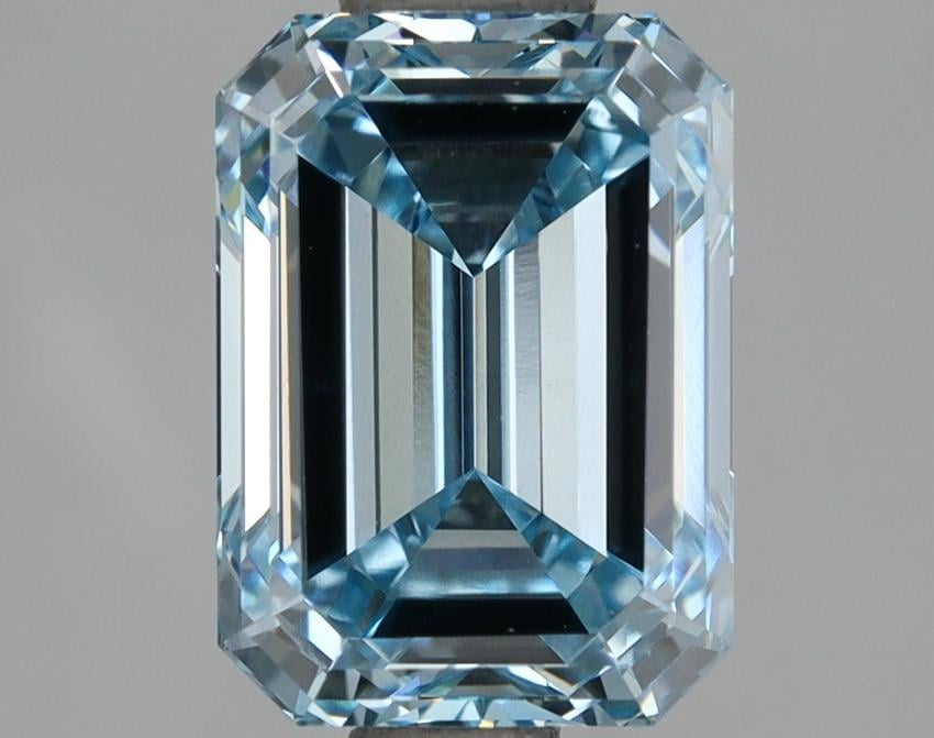 2.03 Ct. Fancy Intense Blue Emerald Lab Grown Diamond