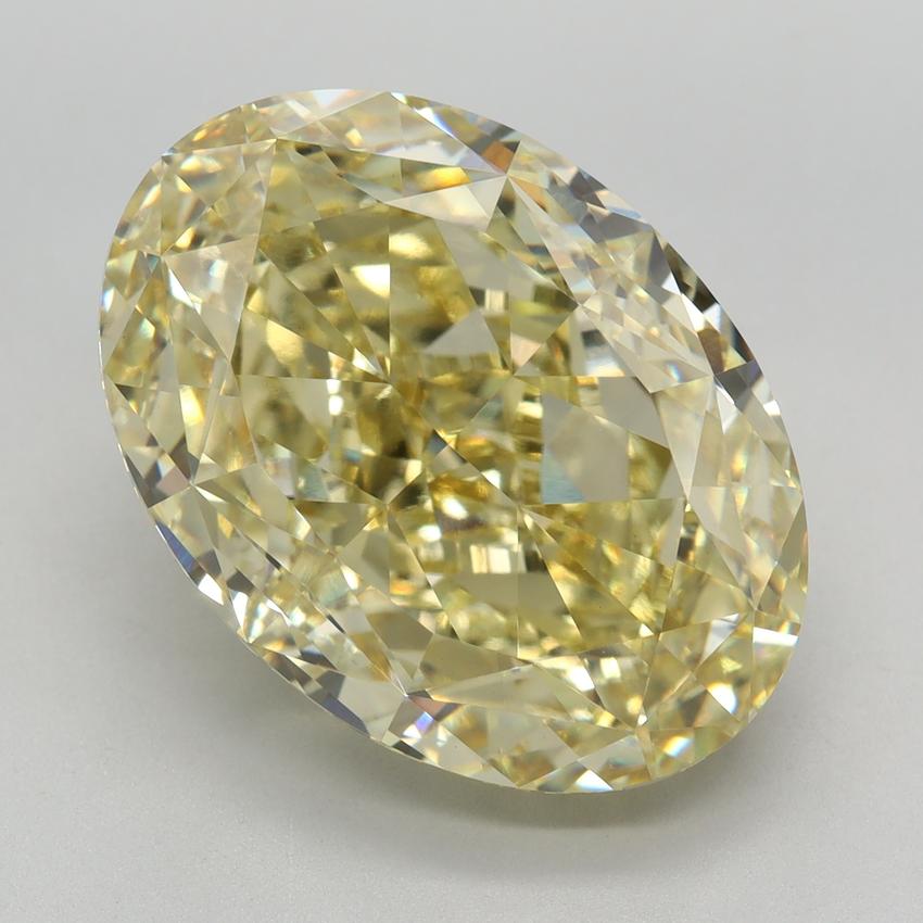 11.10 Ct. Fancy Yellow Oval Lab Grown Diamond