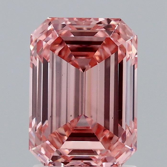 2.06 Ct. Fancy Vivid Pink Emerald Lab Grown Diamond