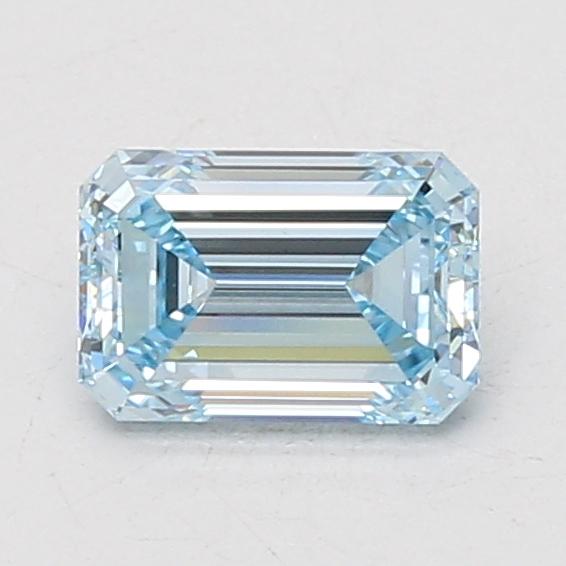 1.03 Ct. Fancy Intense Blue Emerald Lab Grown Diamond