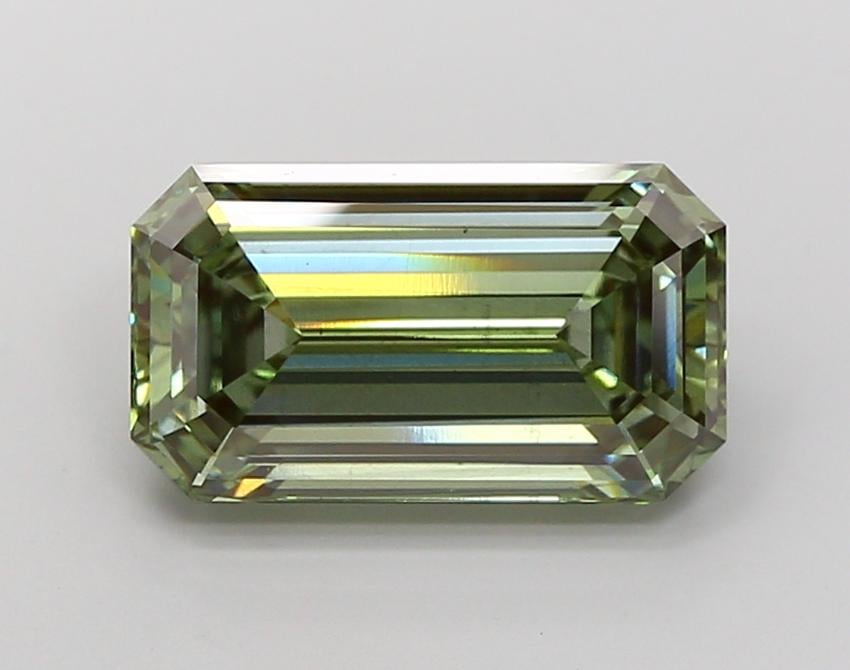 6.09 Ct. Fancy Intense Green Emerald Lab Grown Diamond