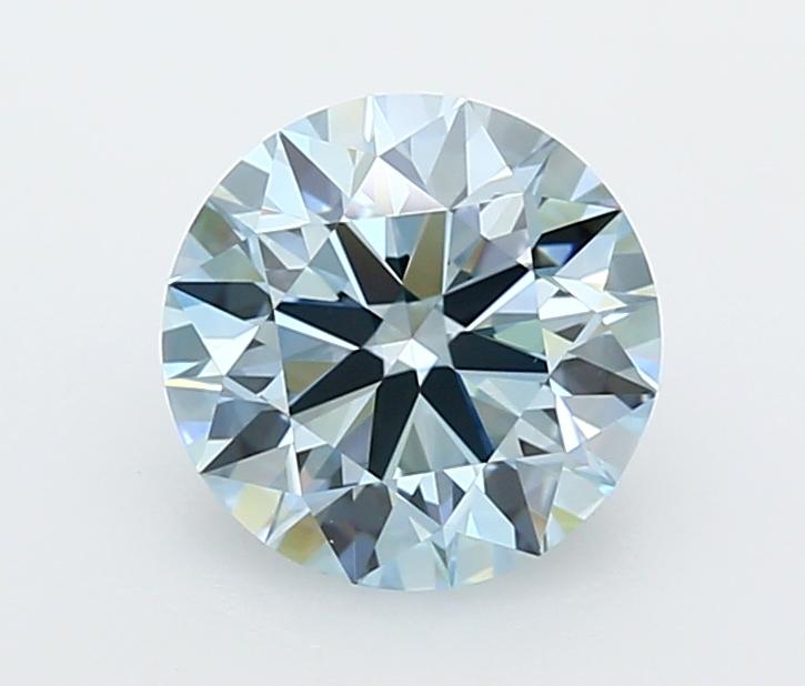 2.16 Ct. Fancy Vivid  Blue Round Lab Grown Diamond