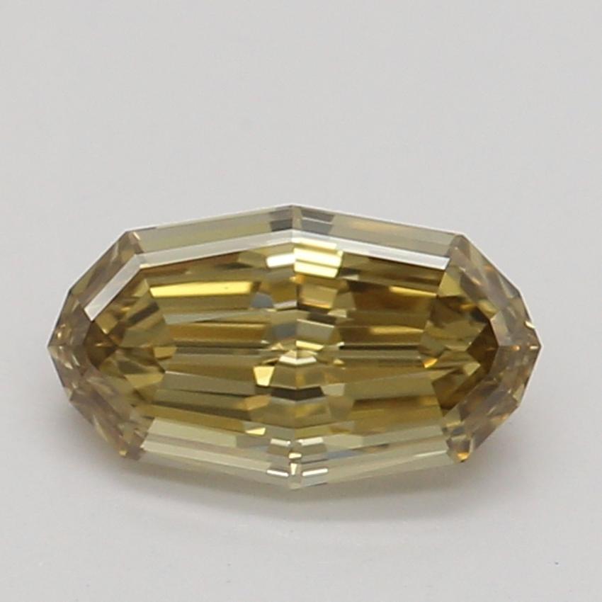 0.34 Ct. Fancy Deep Brownish Yellow Oval Diamond