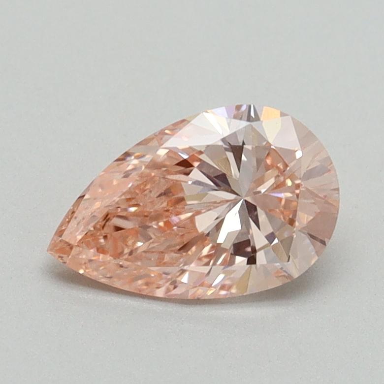 0.80 Ct. Fancy Intense Pink Pear Lab Grown Diamond