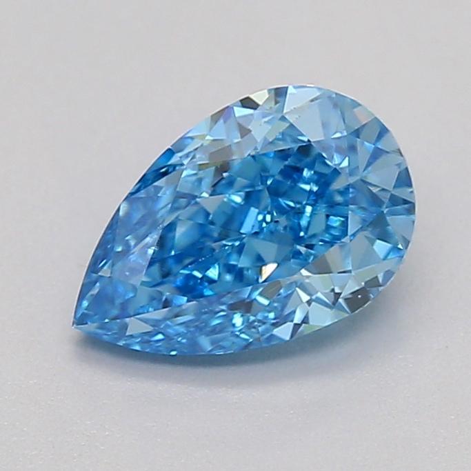 0.53 Ct. Fancy Blue Pear Lab Grown Diamond