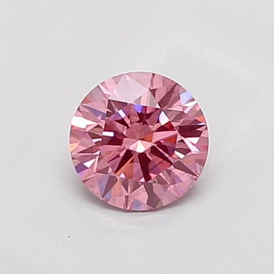 1.02 Ct. Fancy Vivid Pink Round Lab Grown Diamond