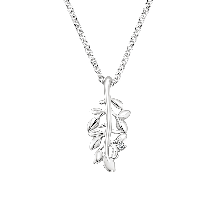 Tree Branch Diamond Necklace 