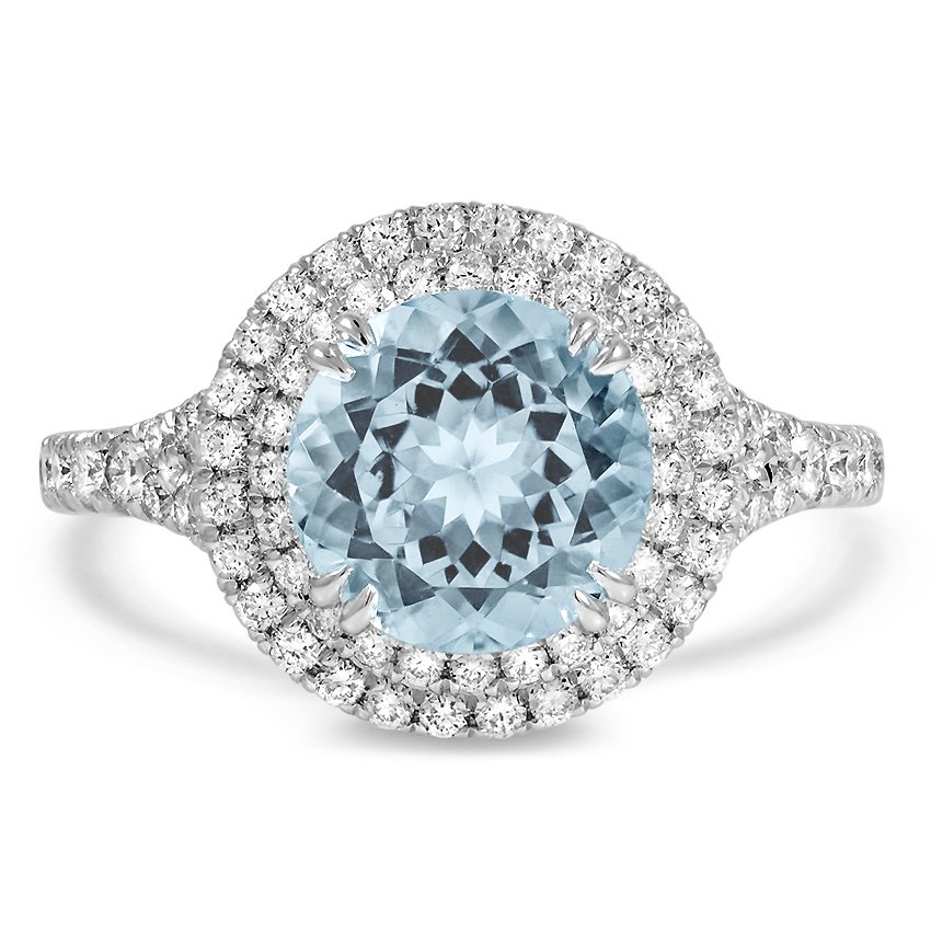 Modern Aquamarine Vintage Ring 