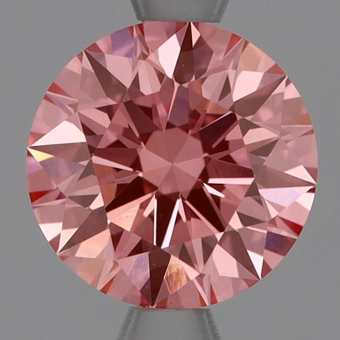 1.07 Ct. Fancy Vivid Pink Round Lab Grown Diamond