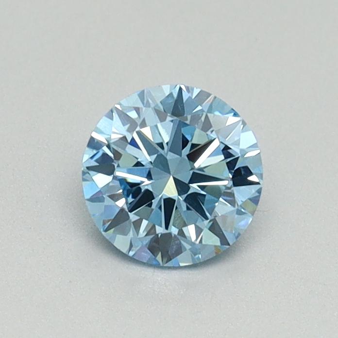 0.50 Ct. Fancy Vivid Blue Round Lab Grown Diamond