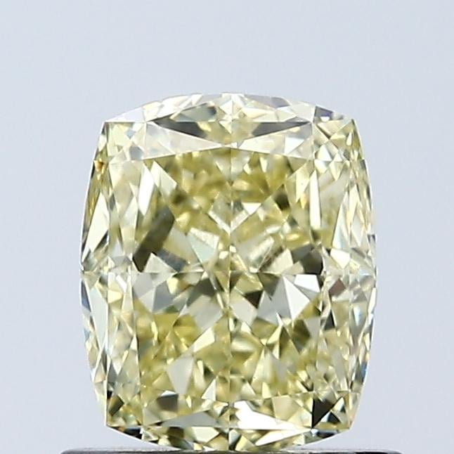 1.03 Ct. Fancy Intense Yellow Cushion Lab Grown Diamond