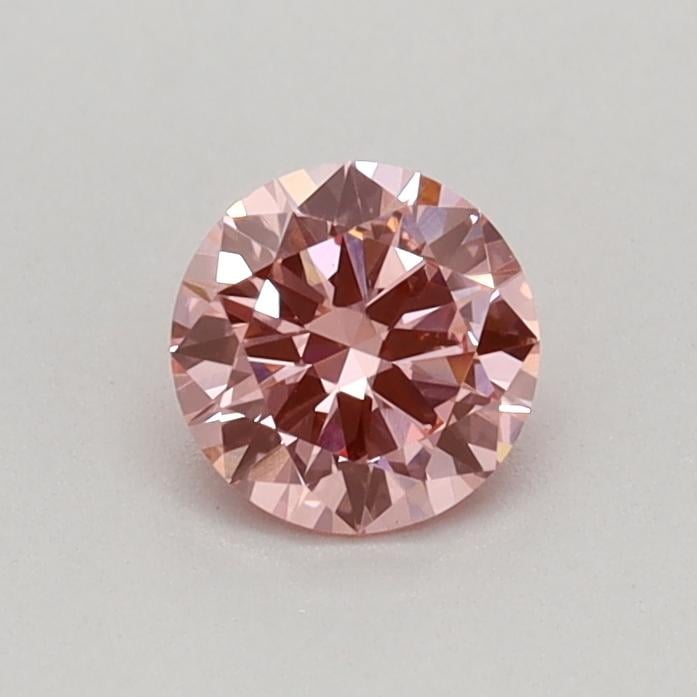 0.31 Ct. Fancy Vivid Pink Round Lab Grown Diamond