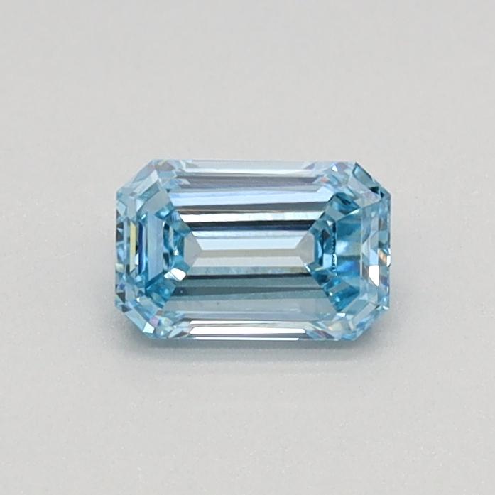 0.33 Ct. Fancy Intense Blue Emerald Lab Grown Diamond