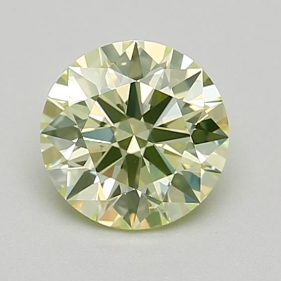 1.41 Ct. Fancy Light Yellow Round Lab Grown Diamond