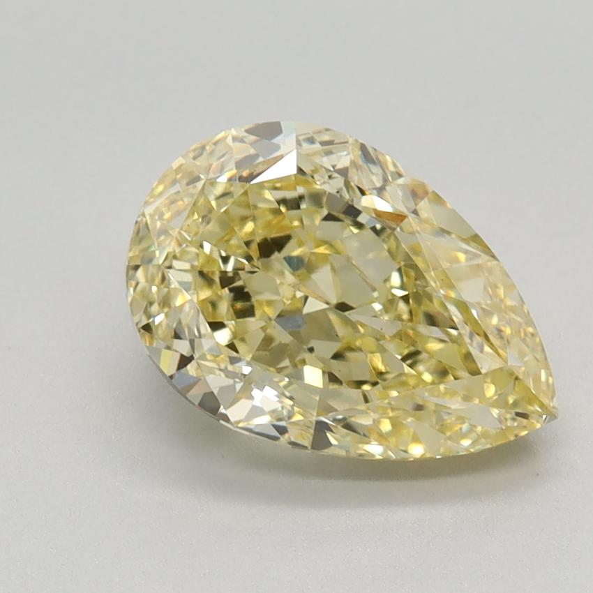 2.05 Ct. Fancy Intense Yellow Pear Lab Grown Diamond