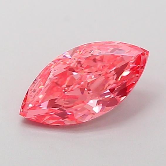 1.01 Ct. Fancy Vivid Pink Marquise Lab Grown Diamond