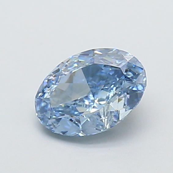 1.19 Ct. Fancy Vivid Blue Oval Lab Grown Diamond