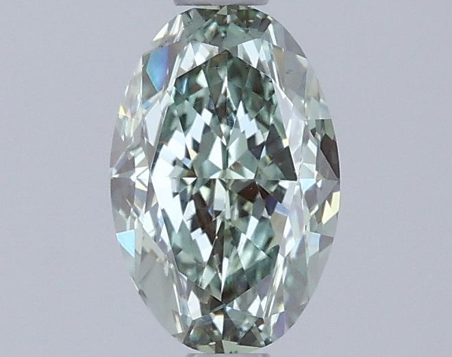 1.09 Ct. Fancy Intense Green Oval Lab Grown Diamond