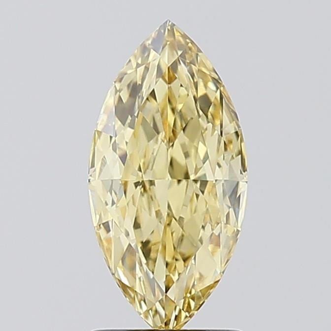 1.53 Ct. Fancy Yellow Marquise Lab Grown Diamond